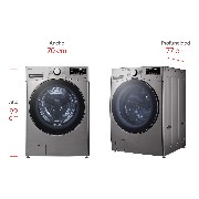 Dimensiones de la lavadora LG 